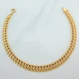 Pulso Sedusa 3.4gr / 18.6cm / 5.5mm Oro Amarillo +3 18K $