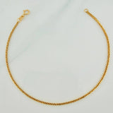 Pulso Franco 0.9gr / 19cm / 1mm Oro Amarillo +3 18K $