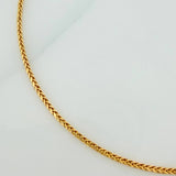 Pulso Franco 0.9gr / 19cm / 1mm Oro Amarillo +3 18K $