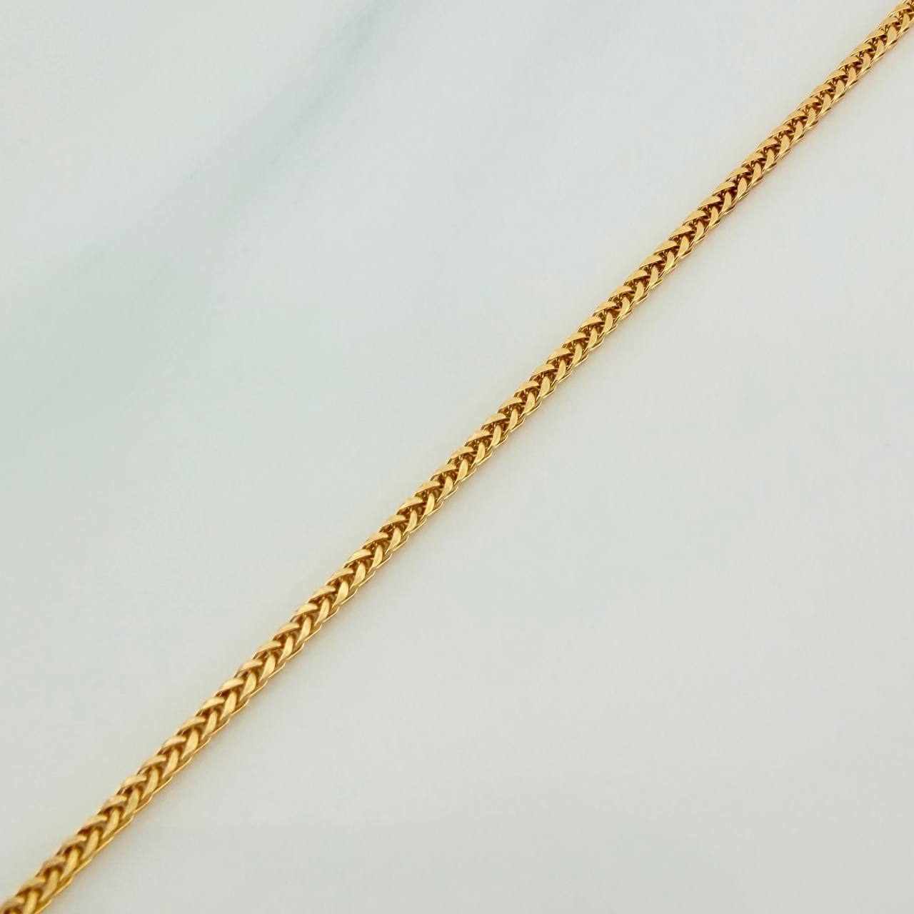 Pulso Franco 0.9gr / 19cm / 1mm Oro Amarillo +3 18K $