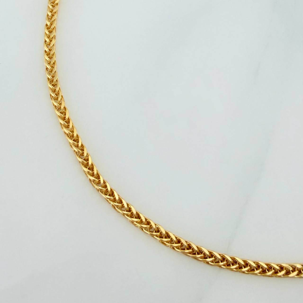 Pulso Franco 1.95gr / 19.2cm / 1.5mm Oro Amarillo +3 18K $