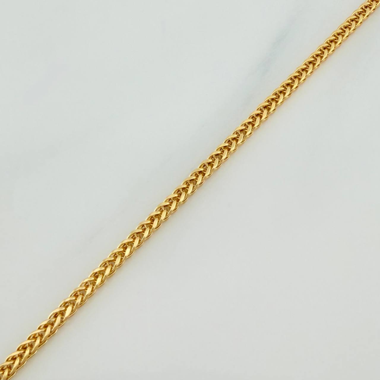 Pulso Franco 1.95gr / 19.2cm / 1.5mm Oro Amarillo +3 18K $