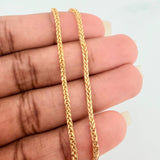 Pulso Franco 1.95gr / 19.2cm / 1.5mm Oro Amarillo +3 18K $