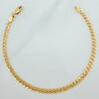 Pulso Cubano 2.75gr / 19cm / 3mm Oro Amarillo +1 18K $