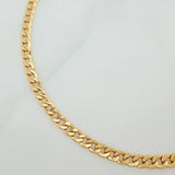 Pulso Cubano 2.75gr / 19cm / 3mm Oro Amarillo +1 18K $