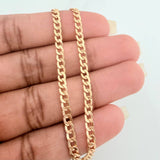 Pulso Cubano 2.75gr / 19cm / 3mm Oro Amarillo +1 18K $