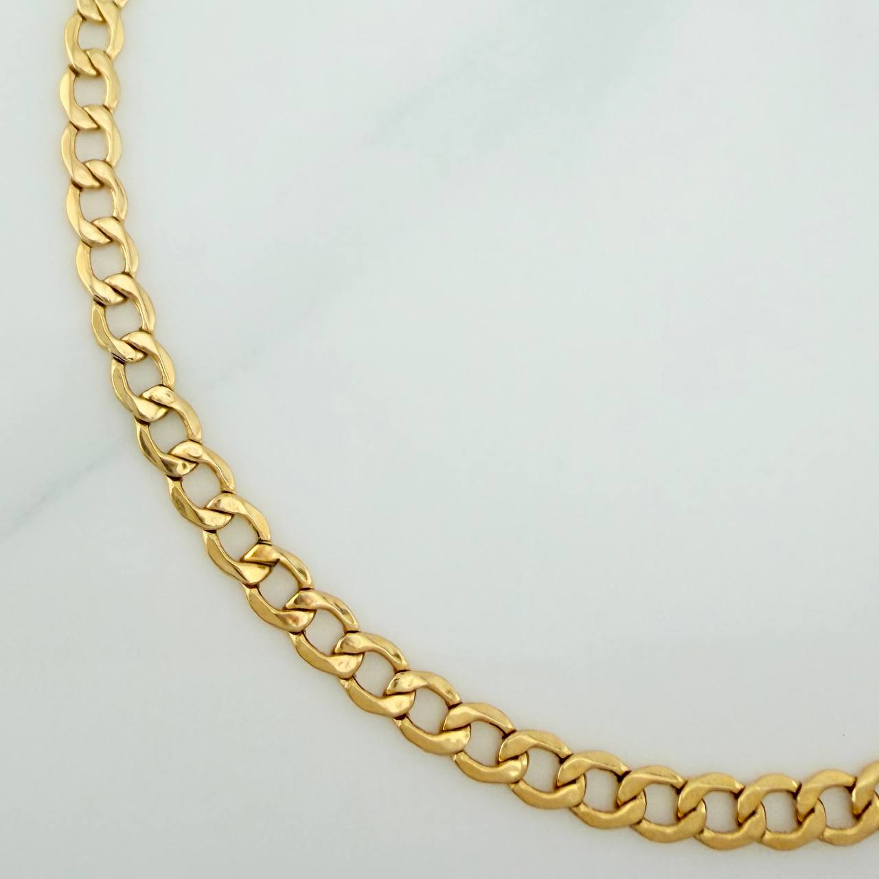 Pulso Cubano 2.2gr / 20cm / 3mm Oro Amarillo +1 18K $