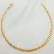 Pulso Cubano 1.95gr / 19cm / 2mm Oro Amarillo +1 18K $