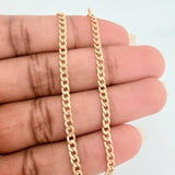 Pulso Cubano 1.95gr / 19cm / 2mm Oro Amarillo +1 18K $