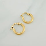 Candongas Tefi 0.95gr / 1.5cm / Oro Amarillo 18K %