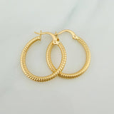 Candongas Zion 1.5gr / 2.3cm / Oro Amarillo 18K %