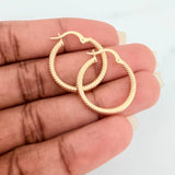 Candongas Zion 1.5gr / 2.3cm / Oro Amarillo 18K %