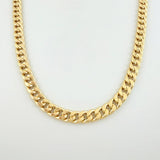 Cadena Cubana 12.2gr / 60cm / 6.7mm Oro Amarillo +1 18K