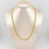 Cadena Cubana 10.4gr / 50cm / 6.7mm Oro Amarillo +1 18K