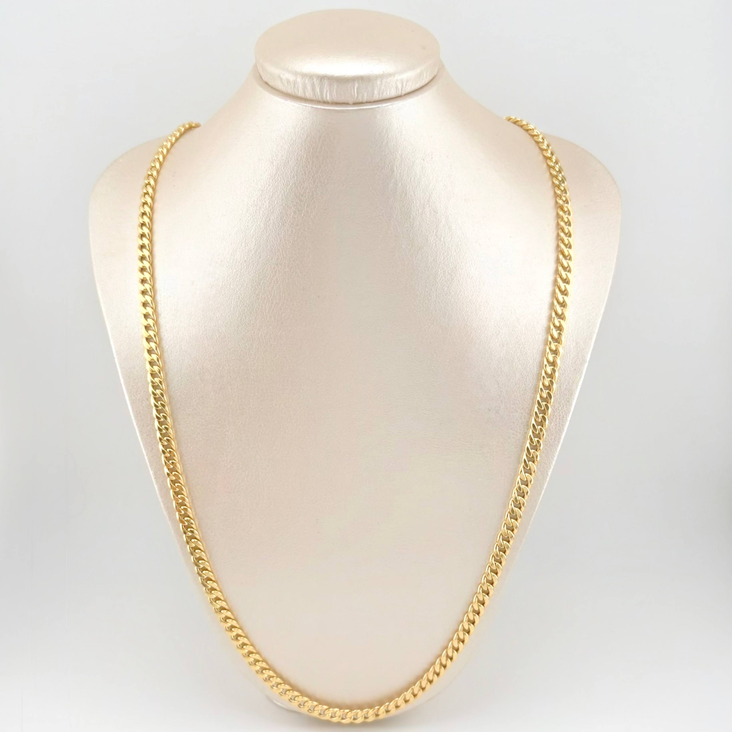 Cadena Cubana 9.1g / 60cm / 5.8mm Oro Amarillo 18K