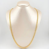 Cadena Cubana 9.1g / 60cm / 5.8mm Oro Amarillo 18K