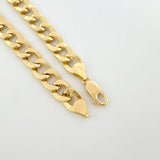 Pulso Cubano 11gr / 22cm / 8.7mm Oro Amarillo +1 18K ©