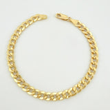 Pulso Cubano 5.3gr / 21cm / 5.6mm Oro Amarillo +1 18K