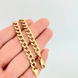 Pulso Cubano 5.3gr / 21cm / 5.6mm Oro Amarillo +1 18K