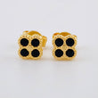 Topos Flor Trebol 1.7 g / 6 mm Oro Amarillo 18K