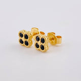 Topos Flor Trebol 1.7 g / 6 mm Oro Amarillo 18K