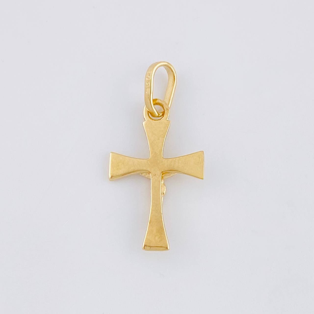 Dije Cruz Cristo 0.85 g / 2.2 cm Oro Amarillo 18K