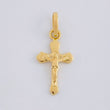 Dije Cruz Cristo 0.85 g / 2 cm Oro Amarillo 18K