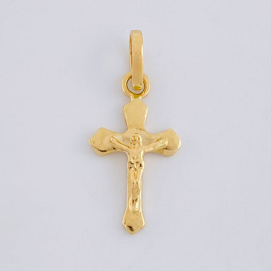 Dije Cruz Cristo 0.85 g / 2 cm Oro Amarillo 18K