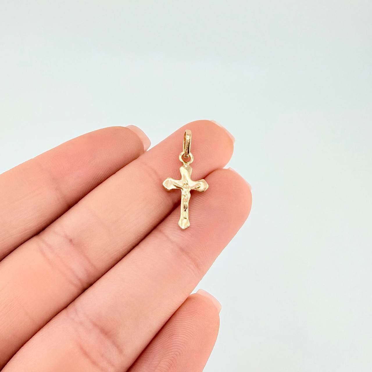 Dije Cruz Cristo 0.85 g / 2 cm Oro Amarillo 18K