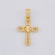 Dije Cruz Trebol 1.3g / 2.5cm Oro Amarillo 18K
