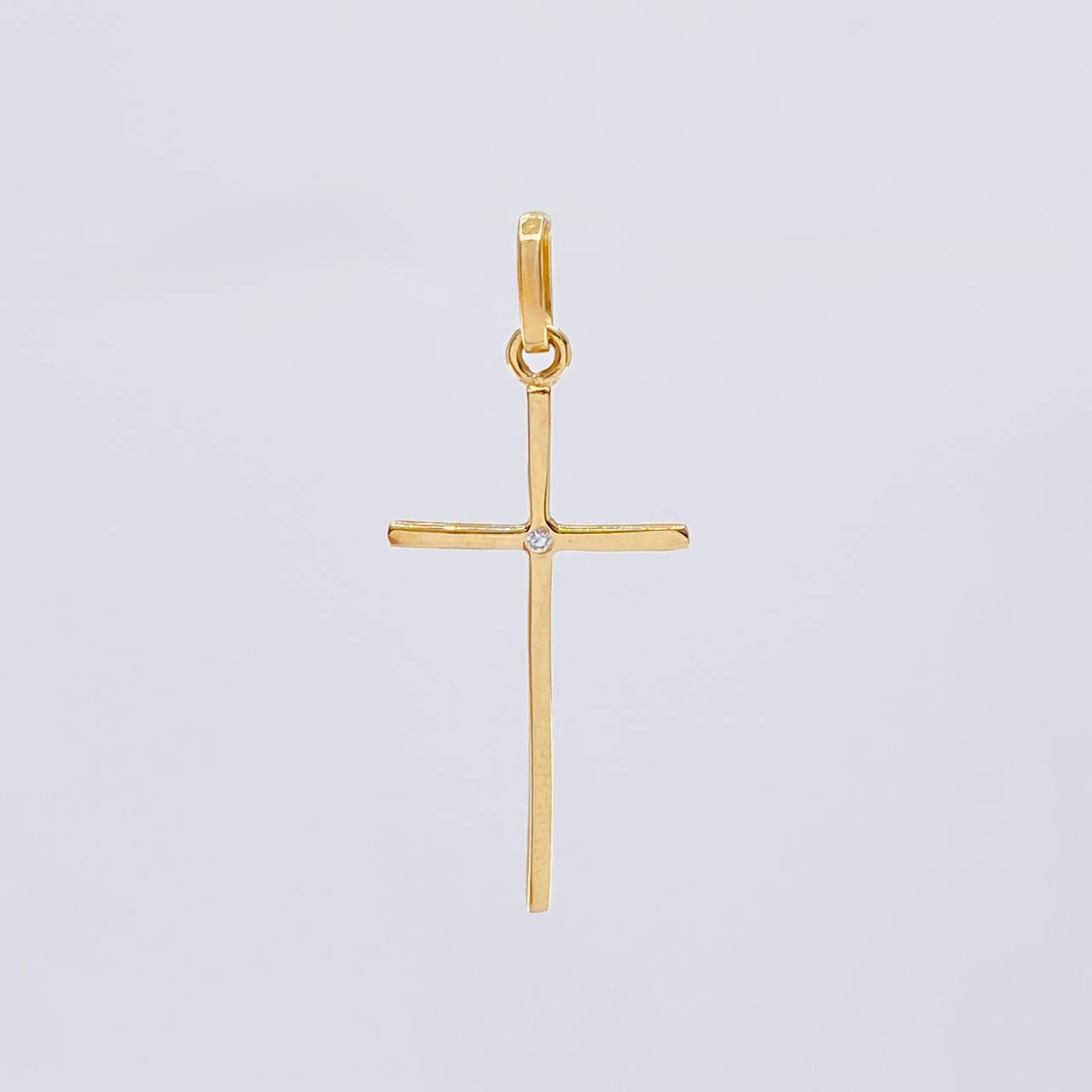 Dije Cruz 0.7 g / 3 cm Oro Amarillo 18K