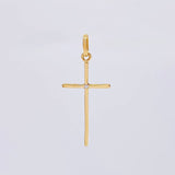 Dije Cruz 0.7 g / 3 cm Oro Amarillo 18K