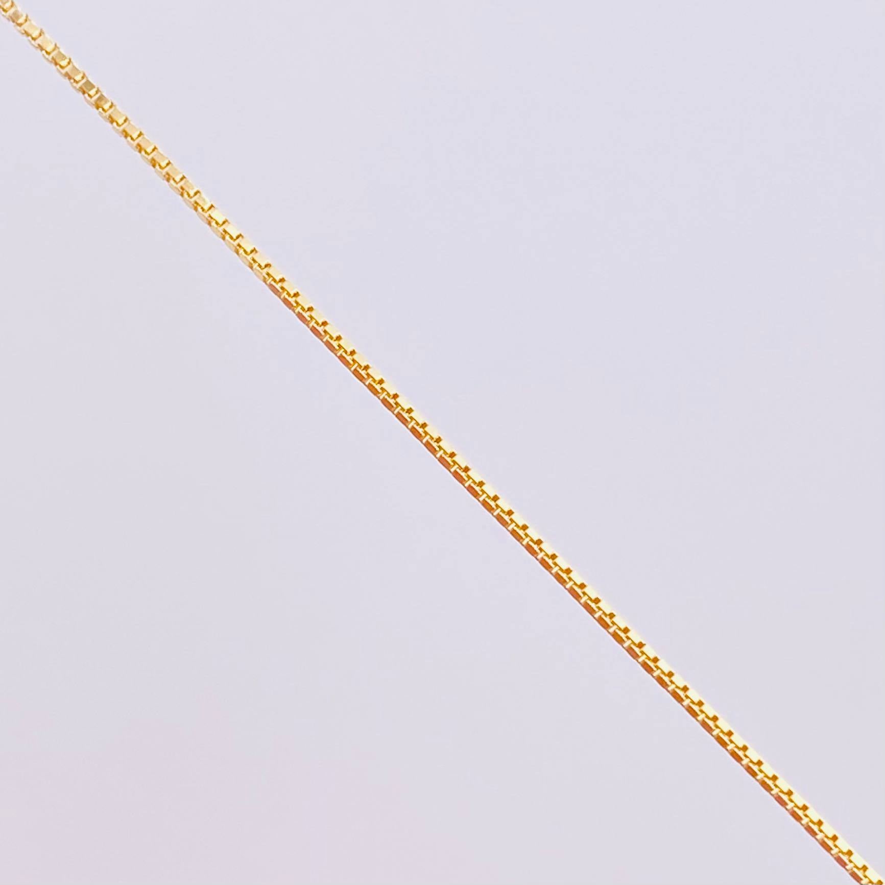 Set Cadena Veneciana + Dije Cruz Lisa / 1.05 g / 45.1 cm Oro Amarillo 18K