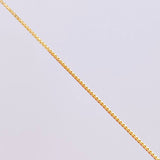Set Cadena Veneciana + Dije Cruz Lisa / 1.05 g / 45.1 cm Oro Amarillo 18K