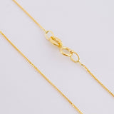 Set Cadena Veneciana + Dije Cruz / 1.35 g / 50.1 cm Oro Amarillo 18K