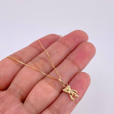 Set Cadena Veneciana + Dije Oso Mano Arriba / 1.45 g / 50.3 cm Oro Amarillo 18K