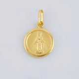 Dije Virgen De La Milagrosa 0.55 g / 1.8 cm Oro Amarillo 18K