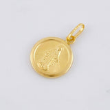 Dije Virgen De La Milagrosa 0.55 g / 1.8 cm Oro Amarillo 18K