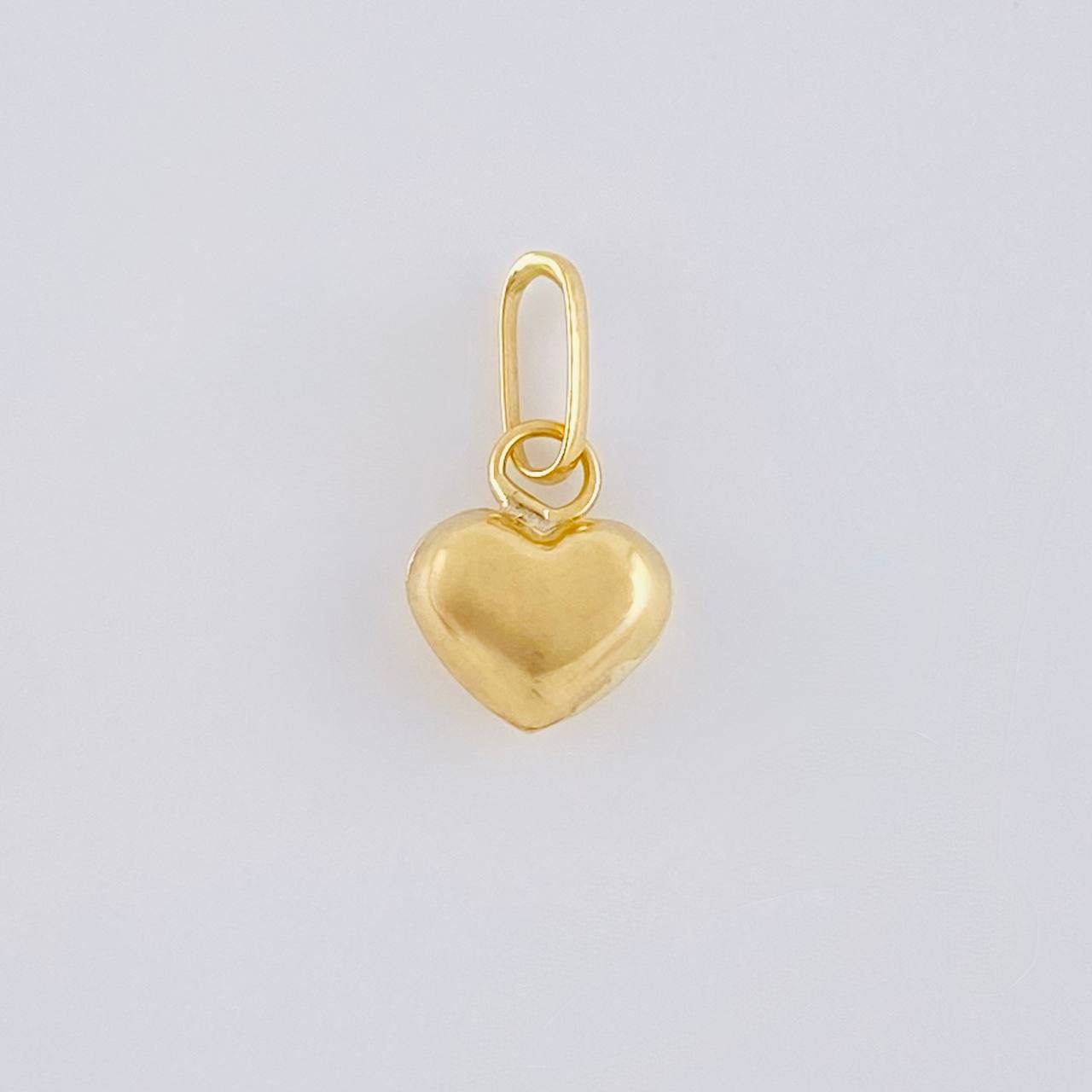 Dije Corazón 0.15g / 1.2cm Oro Amarillo 18K