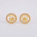Topos Corona 2.85g / 14mm Oro Amarillo 18K