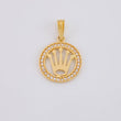 Dije Corona 1.55g / 2.2cm Oro Amarillo 18K