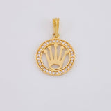 Dije Corona 1.55g / 2.2cm Oro Amarillo 18K