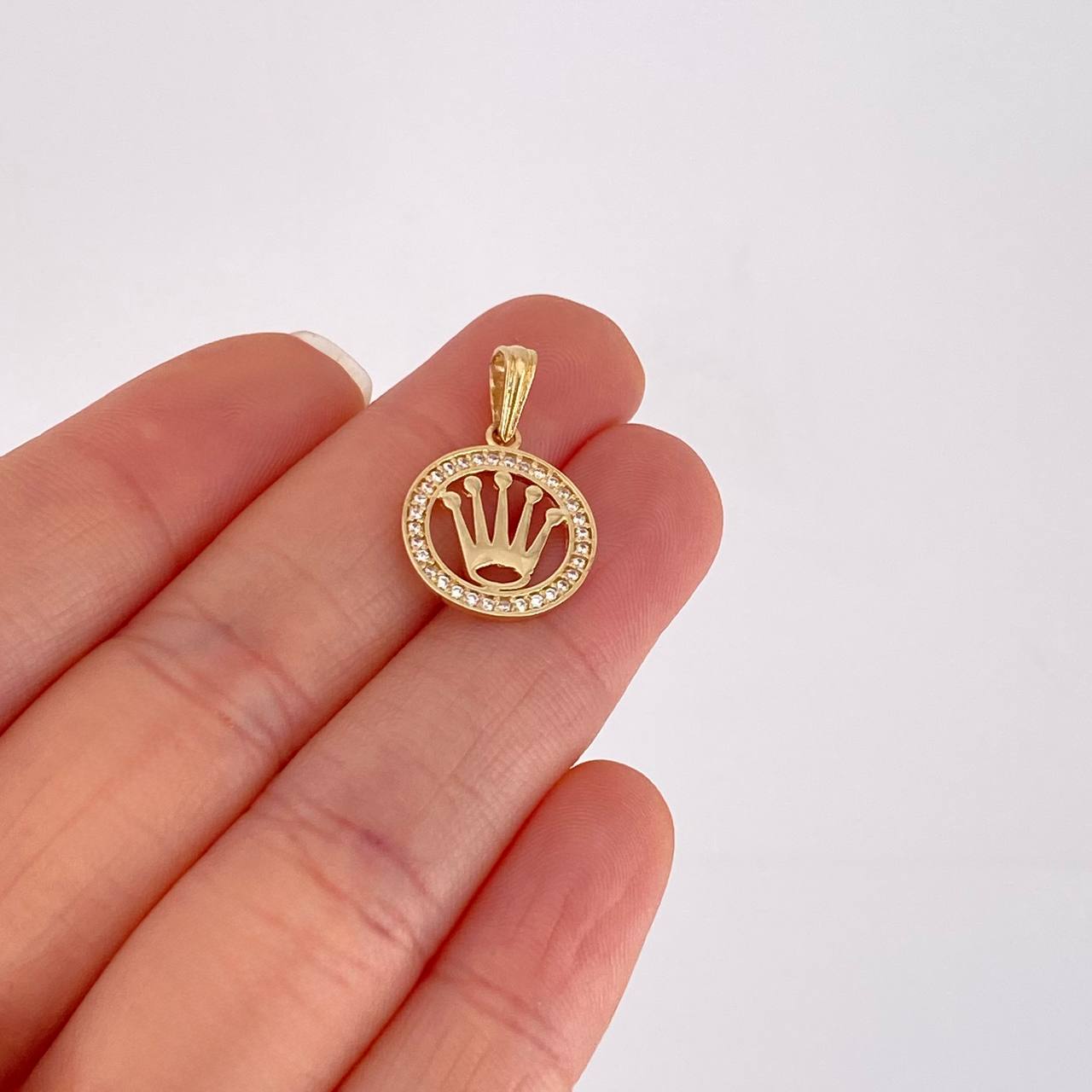 Dije Corona 1.55g / 2.2cm Oro Amarillo 18K
