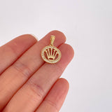 Dije Corona 1.55g / 2.2cm Oro Amarillo 18K