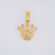 Dije Corona 1.1g / 1.9cm Oro Amarillo 18K