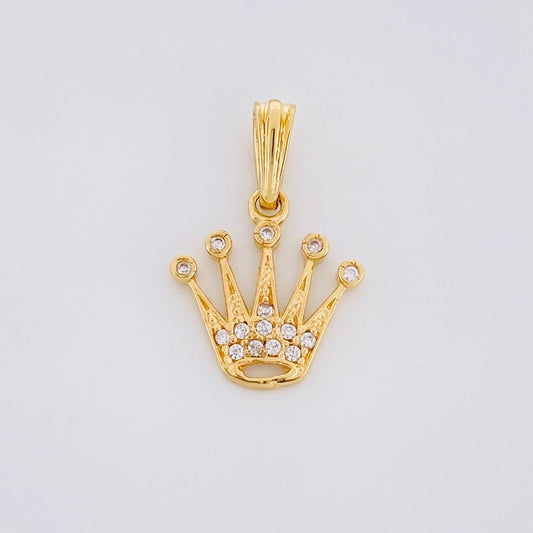 Dije Corona 1.1g / 1.9cm Oro Amarillo 18K