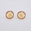 Topos Circulo Corona 2.85g / 14mm Oro Amarillo 18K