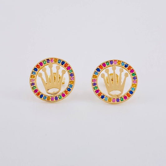 Topos Circulo Corona 2.85g / 14mm Oro Amarillo 18K