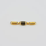 Herraje Retazo Cilindro 1.75gr / 5cm / Oro Amarillo 18K