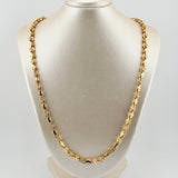 Cadena Rustica Trebol 78.65gr / 65cm / 5.6mm Oro Amarillo 18K ©